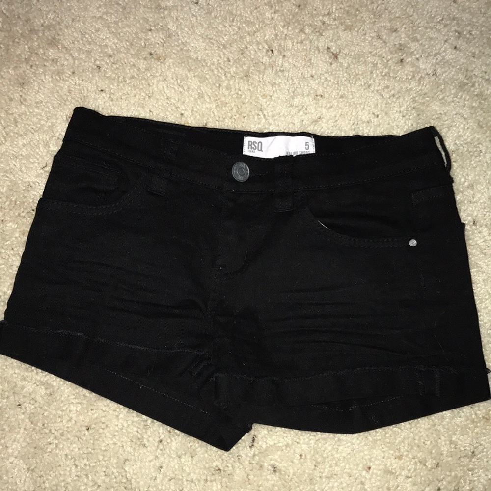 Black Shorts Size 5